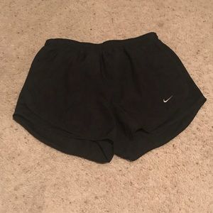 Nike tempo shorts (black with black stripe)